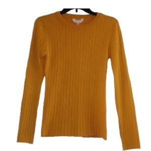 NO BOUNDARIES orange long-sleeved women's blouse, size L